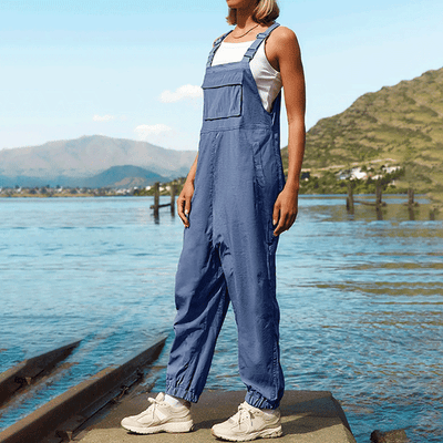 Women's Lavender Blue Overalls