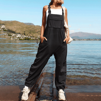 Mono-Pièce Noire Femme