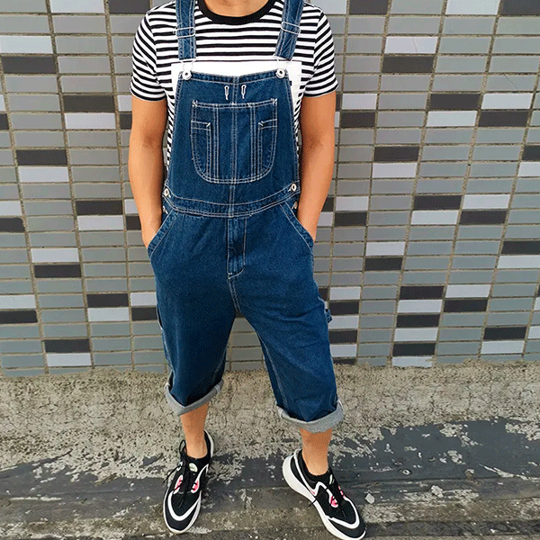 Overall Shorts<br> Plus Size Bermuda