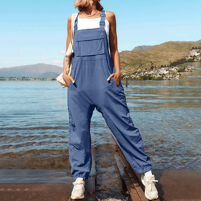 Women's Lavender Blue Overalls