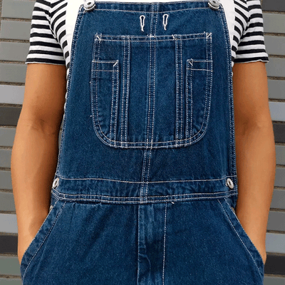 Short Overalls Plus Size Bermuda