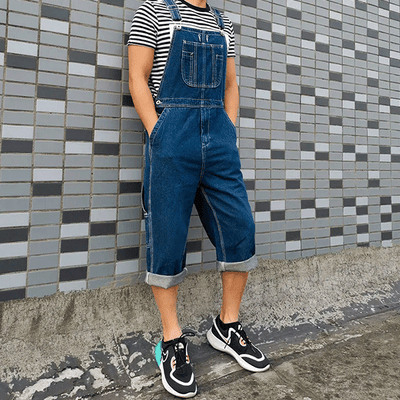 Short Overalls Plus Size Bermuda