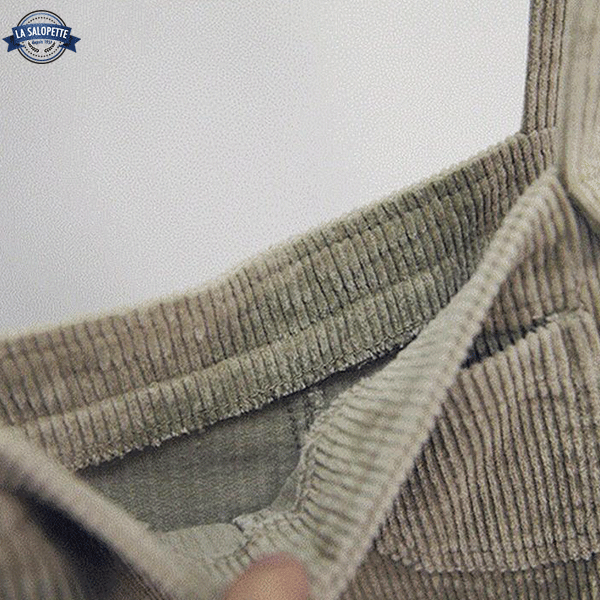 Salopette Kaki en Velours