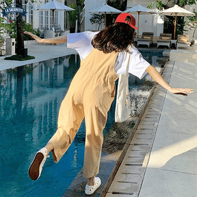 Salopette Beige Padoue Femme