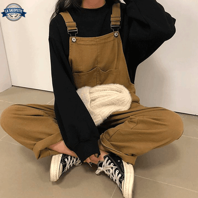 Salopette Coton avec Bretelle