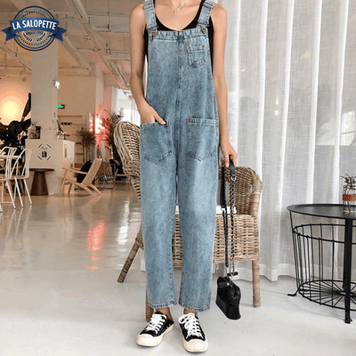 Salopette en Jean Style