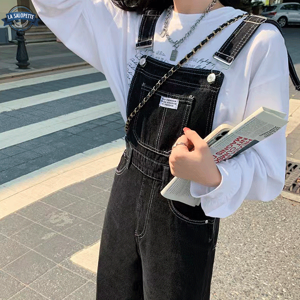 Salopette Pantalon Noir