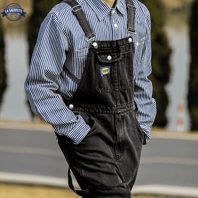 Denim Overalls Rameau Black