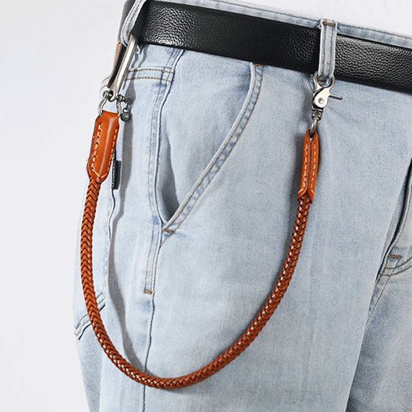 Auburn Leather Chain