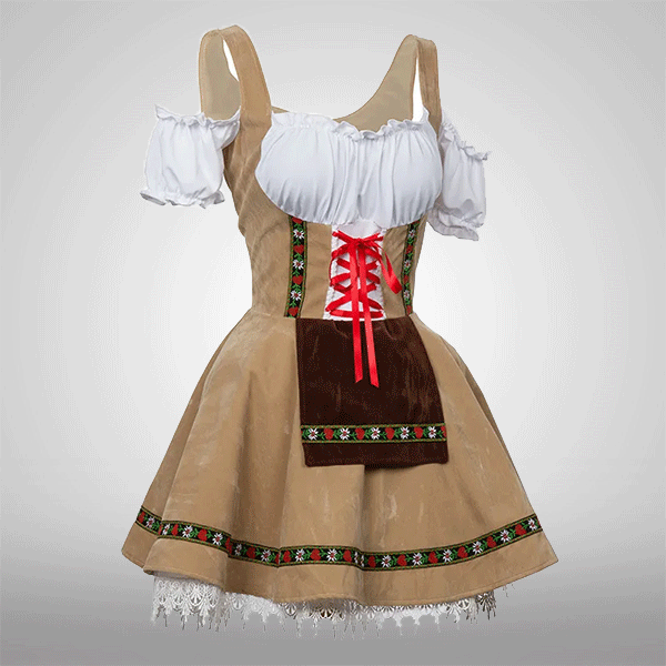 Oktoberfest Dirndl Costume Overalls