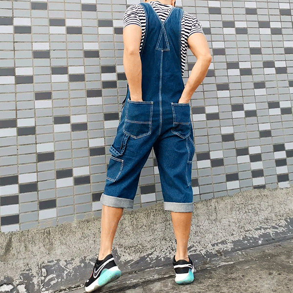 Short Overalls Plus Size Bermuda