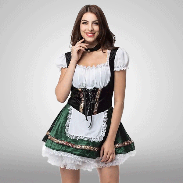 Green German Tradition Overalls