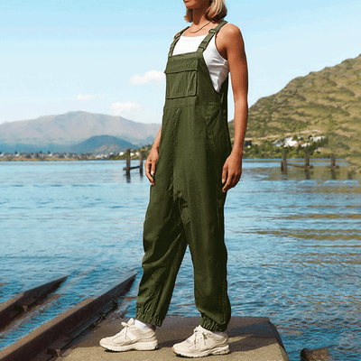 Women's Green Overalls | La Salopette