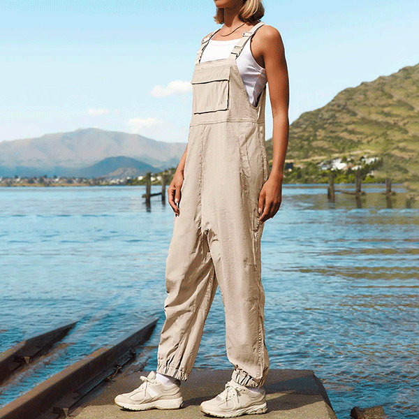 Opal Beige Women's Overalls