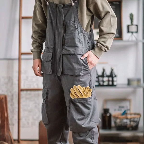 Gray Garage Overalls