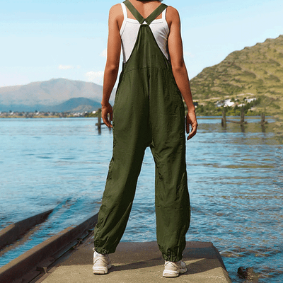 Women's Green Overalls | La Salopette