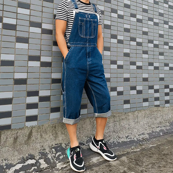 Short Overalls Plus Size Bermuda