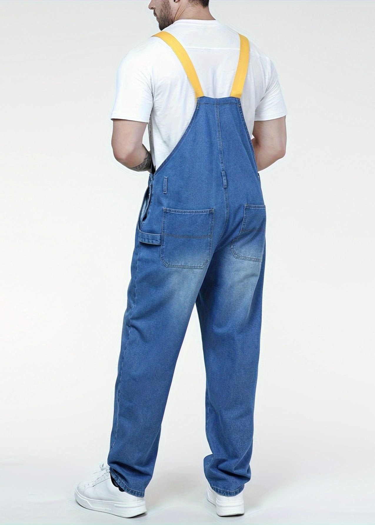 DU JOER デュ ジュール　V NECK SALOPETTE Amazon.com: CIDER Women's Denim V-neck Belted Straight Leg