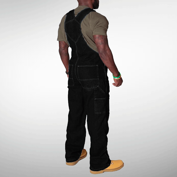 Black Construction Overalls | La Salopette