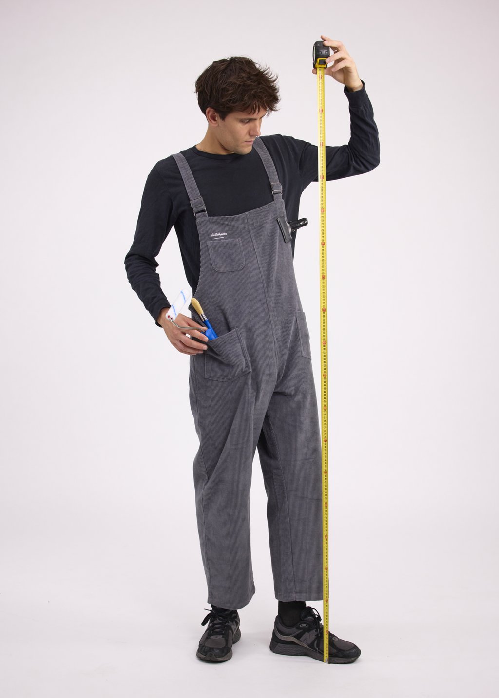 Grey Overalls for Men | La Salopette