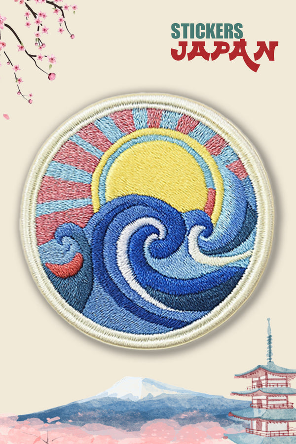 Iron-on Patch Hokusai Pop