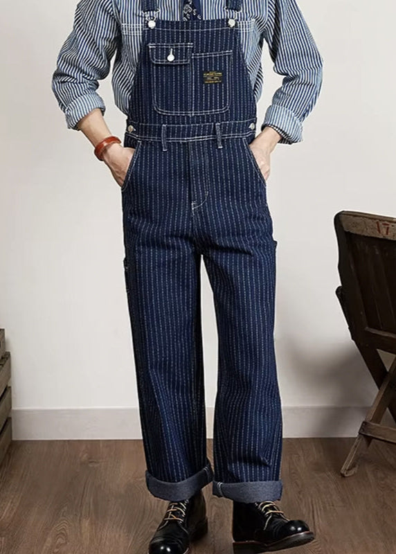 Striped Military Overalls