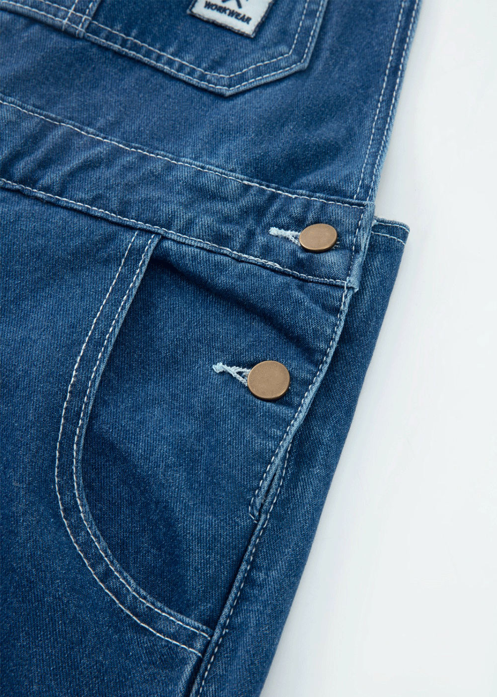 Salopette avec Boutons Latérales