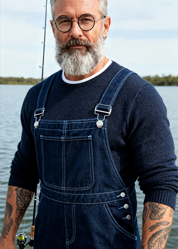 Fishing Jeans Overalls