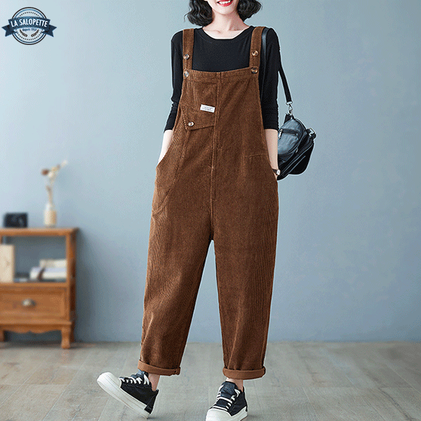 Vintage Overalls Chestnut Velvet