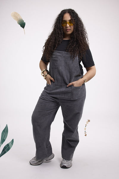 Grey Overalls for Women | La Salopette