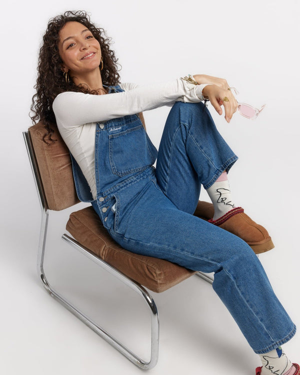 Wide-Leg Denim Overalls Jenny®