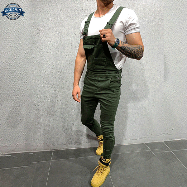 Denim Overalls Marshal Khaki