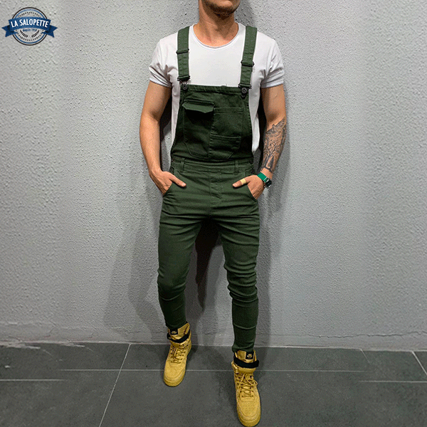 Denim Overalls Marshal Khaki