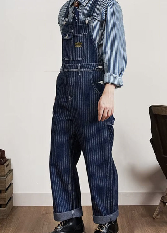 Striped Military Overalls