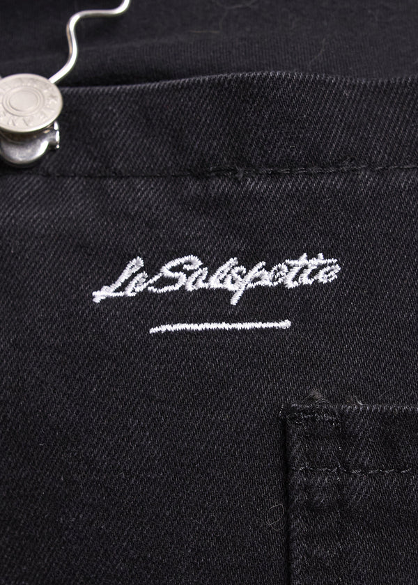 Denim Overalls Raw Carbon
