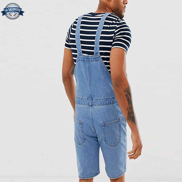 Short Overalls Retro Jeans