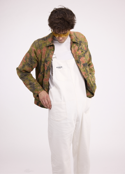 White Corduroy Overalls | La Salopette
