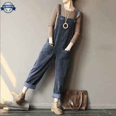 Women's Velvet Overalls | La Salopette