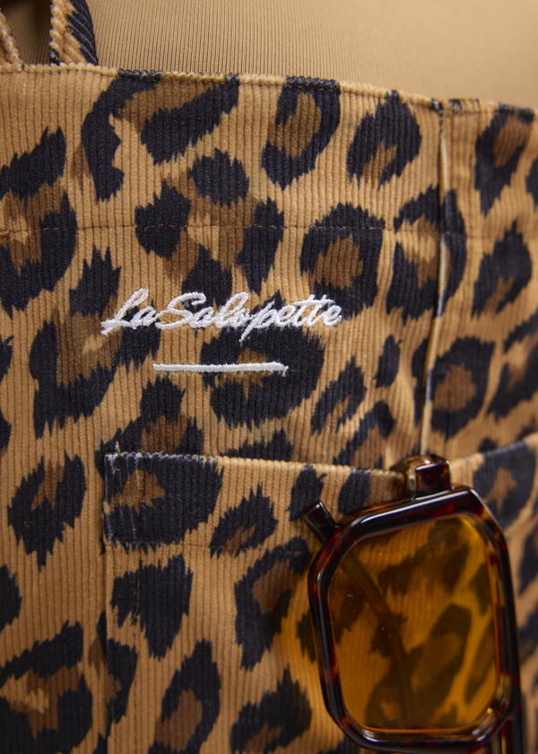 Women's Overalls Cotton Leopard