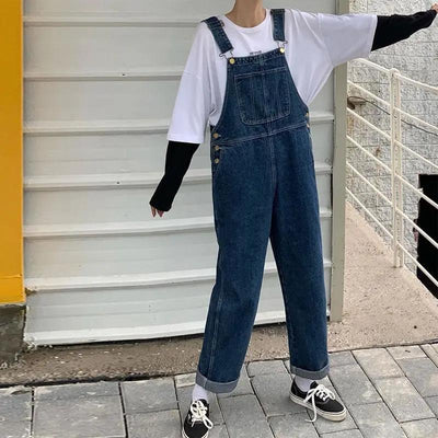 Denim Overalls Plus Size Oversize