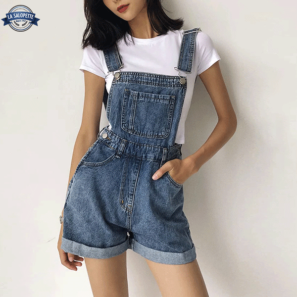 Short Overalls Electra Blue Jeans
