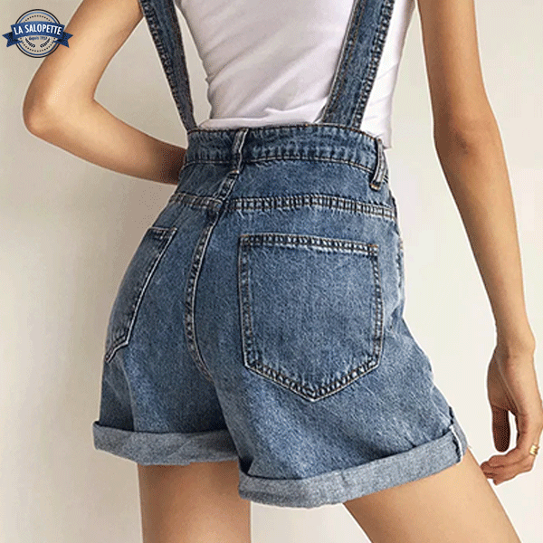 Short Overalls Electra Blue Jeans