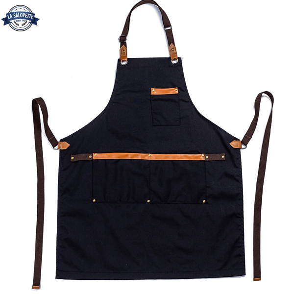Dorian Black Cooking Apron