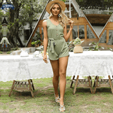 Combishort Femme Verte