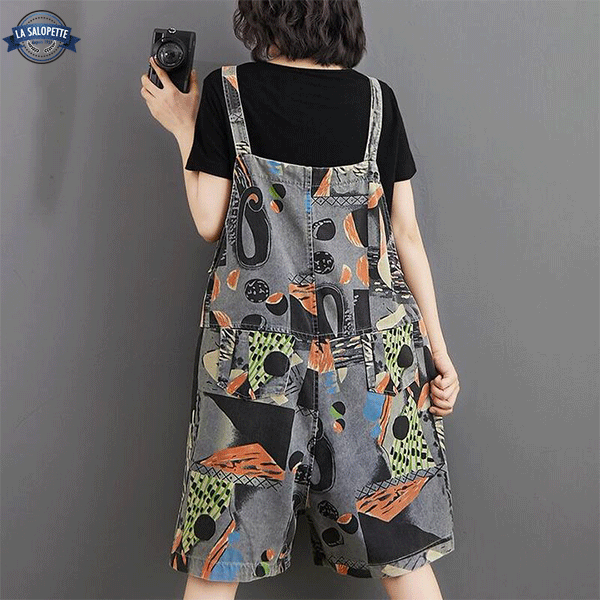 short overalls Retro Kendo