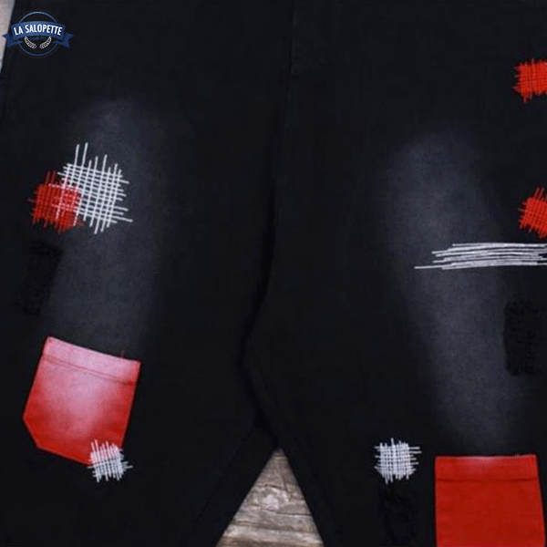 Cotte en Jean Noir