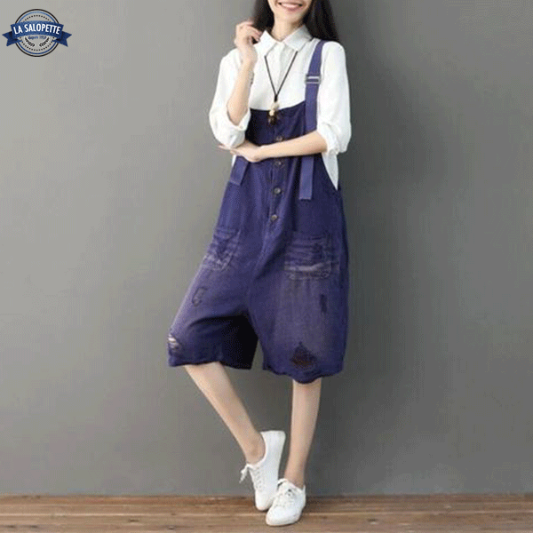 Denim Overalls Violet Tainan