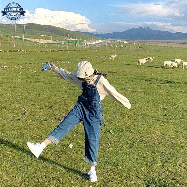 Denim Overalls Country Blue