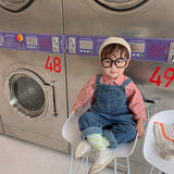 Girl Overalls<br> in blue jeans