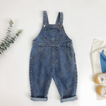 Girl Overalls<br> in blue jeans
